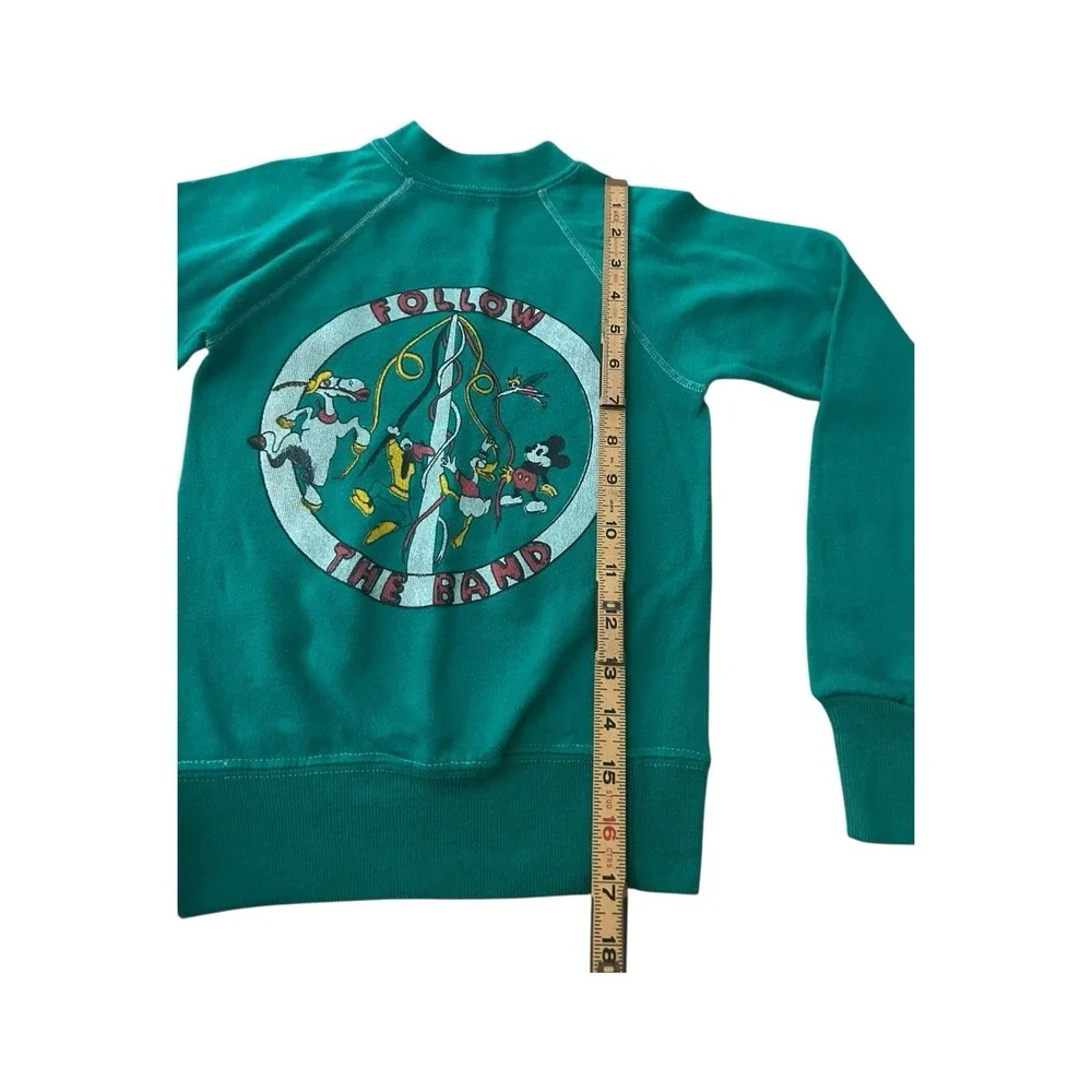 Vintage‎ Kids Sweatshirt Follow The Band Size S Mickey